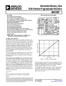 浏览型号ADN2850BCP250的Datasheet PDF文件第1页