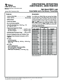 浏览型号CD74HC541M96的Datasheet PDF文件第1页
