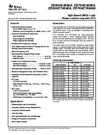 浏览型号CD74HC4046AE的Datasheet PDF文件第1页