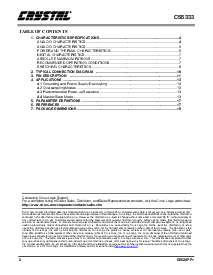 浏览型号CS5333-KZ的Datasheet PDF文件第2页