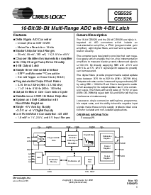 浏览型号CS5525-BP的Datasheet PDF文件第1页