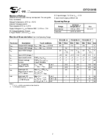 浏览型号CY7C1041B-12ZC的Datasheet PDF文件第2页