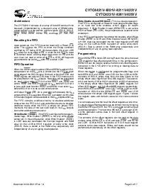 浏览型号CY7C4251V-25AC的Datasheet PDF文件第3页