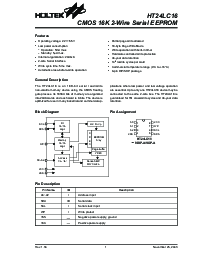 浏览型号HT24LC16的Datasheet PDF文件第1页