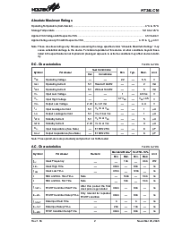 浏览型号HT24LC16的Datasheet PDF文件第2页