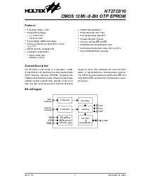 浏览型号HT27C010的Datasheet PDF文件第1页