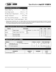 浏览型号ispLSI1032EA-125LT100的Datasheet PDF文件第4页