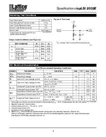 浏览型号IspLSI2032E-135LJ44的Datasheet PDF文件第4页