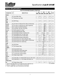 浏览型号ISPLSI2032E-225LJ44的Datasheet PDF文件第7页