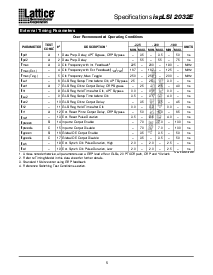 浏览型号IspLSI2032E-225LT48的Datasheet PDF文件第5页