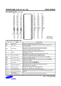 浏览型号K4S641632H-TL70的Datasheet PDF文件第6页