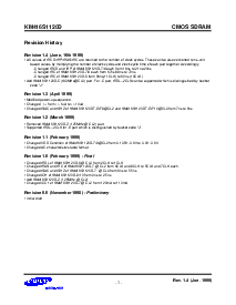 浏览型号KM416S1120DT-G/F6的Datasheet PDF文件第2页