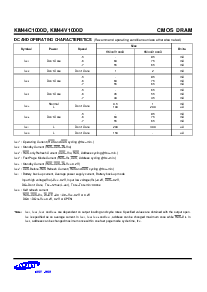 浏览型号KM44C1000D的Datasheet PDF文件第4页