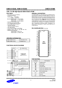 浏览型号KM6161002B-10的Datasheet PDF文件第2页