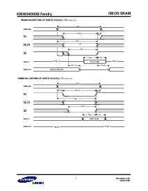 浏览型号KM6164000B的Datasheet PDF文件第7页