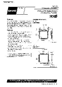 浏览型号LC75853NE的Datasheet PDF文件第1页