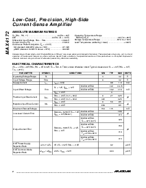 浏览型号MAX4172EUA的Datasheet PDF文件第2页