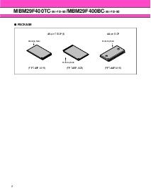 浏览型号MBM29F400TC-55PF的Datasheet PDF文件第2页