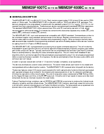 浏览型号MBM29F400TC-55PF的Datasheet PDF文件第3页