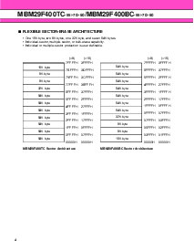 浏览型号MBM29F400TC-55PF的Datasheet PDF文件第4页