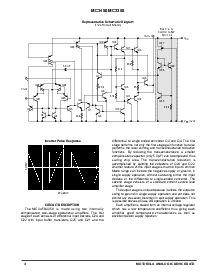 浏览型号MC3358P1的Datasheet PDF文件第4页