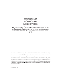 浏览型号MC68HC11G5CFN的Datasheet PDF文件第2页