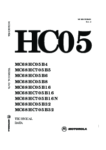 浏览型号MC68HC705B32的Datasheet PDF文件第1页