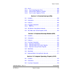 浏览型号MC68HRC908JL3CDW的Datasheet PDF文件第11页