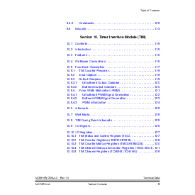 浏览型号MC68HRC908JL3CDW的Datasheet PDF文件第9页