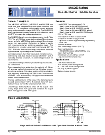 浏览型号MIC2505-2BM的Datasheet PDF文件第1页