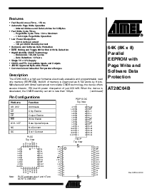 浏览型号AT28C64-25的Datasheet PDF文件第1页