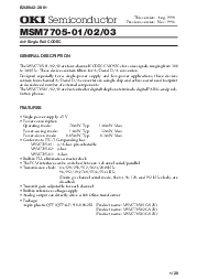 浏览型号MSM7705-01的Datasheet PDF文件第1页