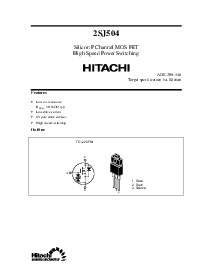 浏览型号2SJ504的Datasheet PDF文件第1页