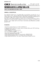 浏览型号MSM82C53-2RS的Datasheet PDF文件第1页