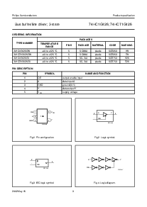 浏览型号74HC1G126GW的Datasheet PDF文件第3页