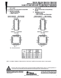 浏览型号SN74LS148DR的Datasheet PDF文件第1页