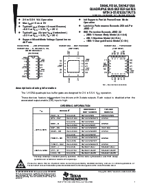 浏览型号SN74LV125ANSR的Datasheet PDF文件第1页