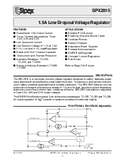 浏览型号SPX2815AT-5.0的Datasheet PDF文件第1页