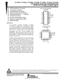浏览型号TLC1543IN的Datasheet PDF文件第1页