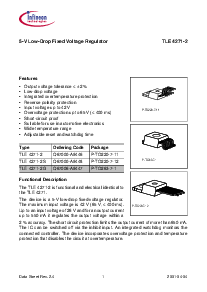 浏览型号TLE4271-2S的Datasheet PDF文件第1页