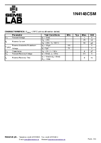 浏览型号1N4148CSM的Datasheet PDF文件第2页