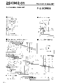 浏览型号2SK962-01的Datasheet PDF文件第1页