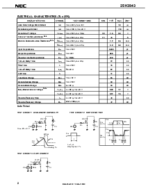 浏览型号2SK3943-ZP的Datasheet PDF文件第2页