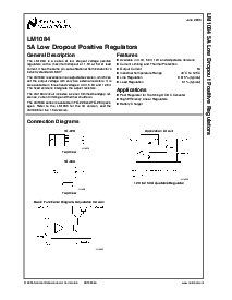 浏览型号LM1084IT-ADJ的Datasheet PDF文件第1页