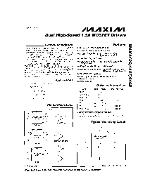 浏览型号MAX4427MJA的Datasheet PDF文件第1页