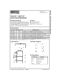 浏览型号74ACT157MTCX的Datasheet PDF文件第1页