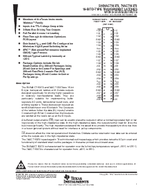 浏览型号74ACT16373DL的Datasheet PDF文件第1页
