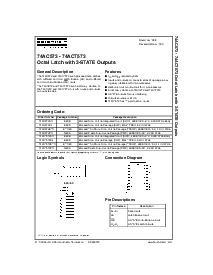 浏览型号74AC573SC的Datasheet PDF文件第1页