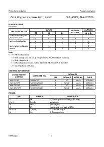 浏览型号74AHC573PW的Datasheet PDF文件第3页