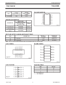 浏览型号SN74ALS04B的Datasheet PDF文件第2页